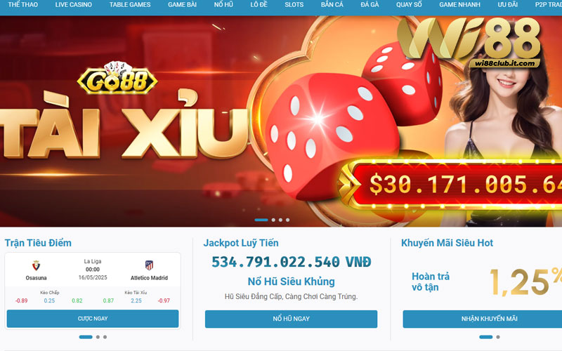 WI88 là nhà cái uy tín hàng đầu